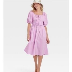 NWT / UNIVERSAL THREAD CO . MIDI DRESS SIZE MEDIUM / Lilac 💜 100% cotton